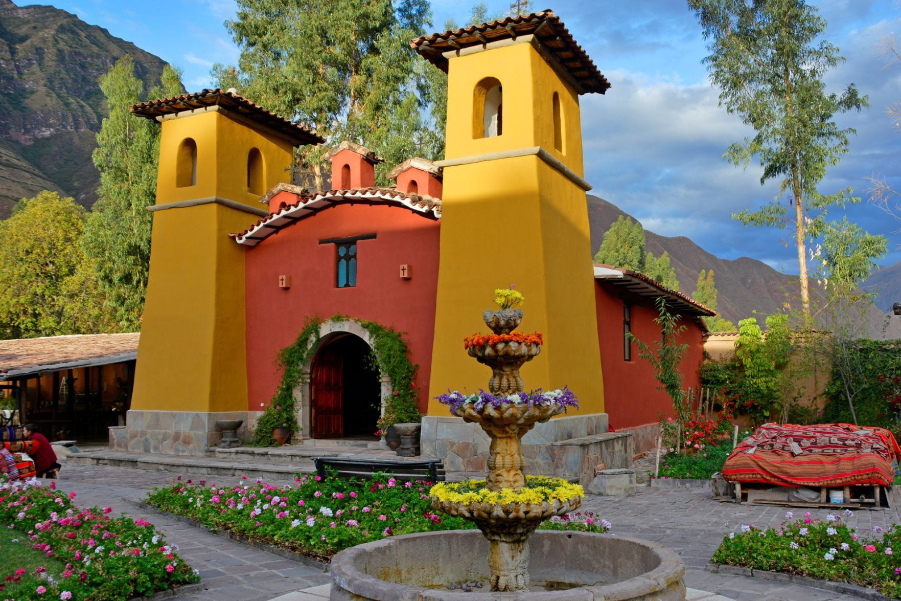 A colorful church